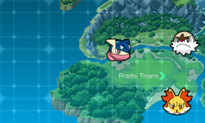 Mapa Pok�mon Link Battle!